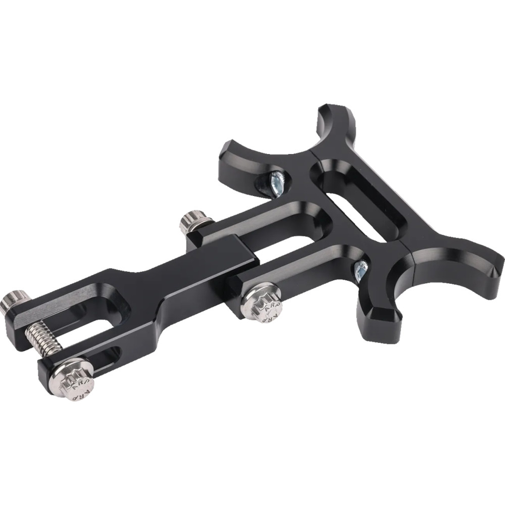 Soporte de reubicación para indicador — delantero, negro anodizado