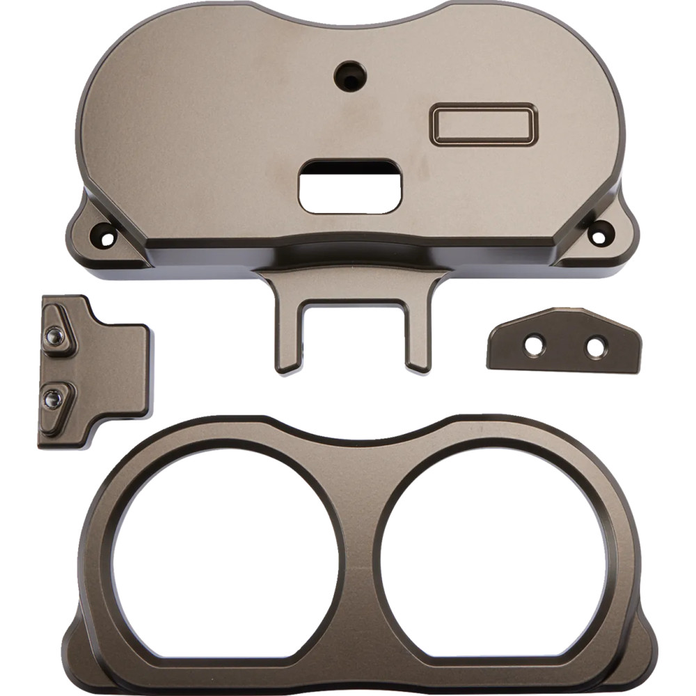 Dual Gauge Mount For Performance Risers — Brown