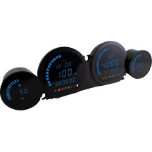 HD-03L Kit de indicadores LED de cuatro piezas — 12V, Profundidad 51 mm, Longitud 70 mm, Ancho 95 mm