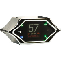 MLX-5000 Series Universal Gauge — 0-255 mph calibration, 2" L, 4.5" W