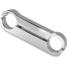 Speedometer Mount — 31.75 mm (1-1/4"), standard riser handlebar, chrome