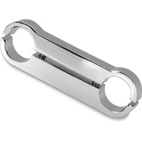 Speedometer Mount — 31.75 mm (1-1/4"), standard riser handlebar, chrome