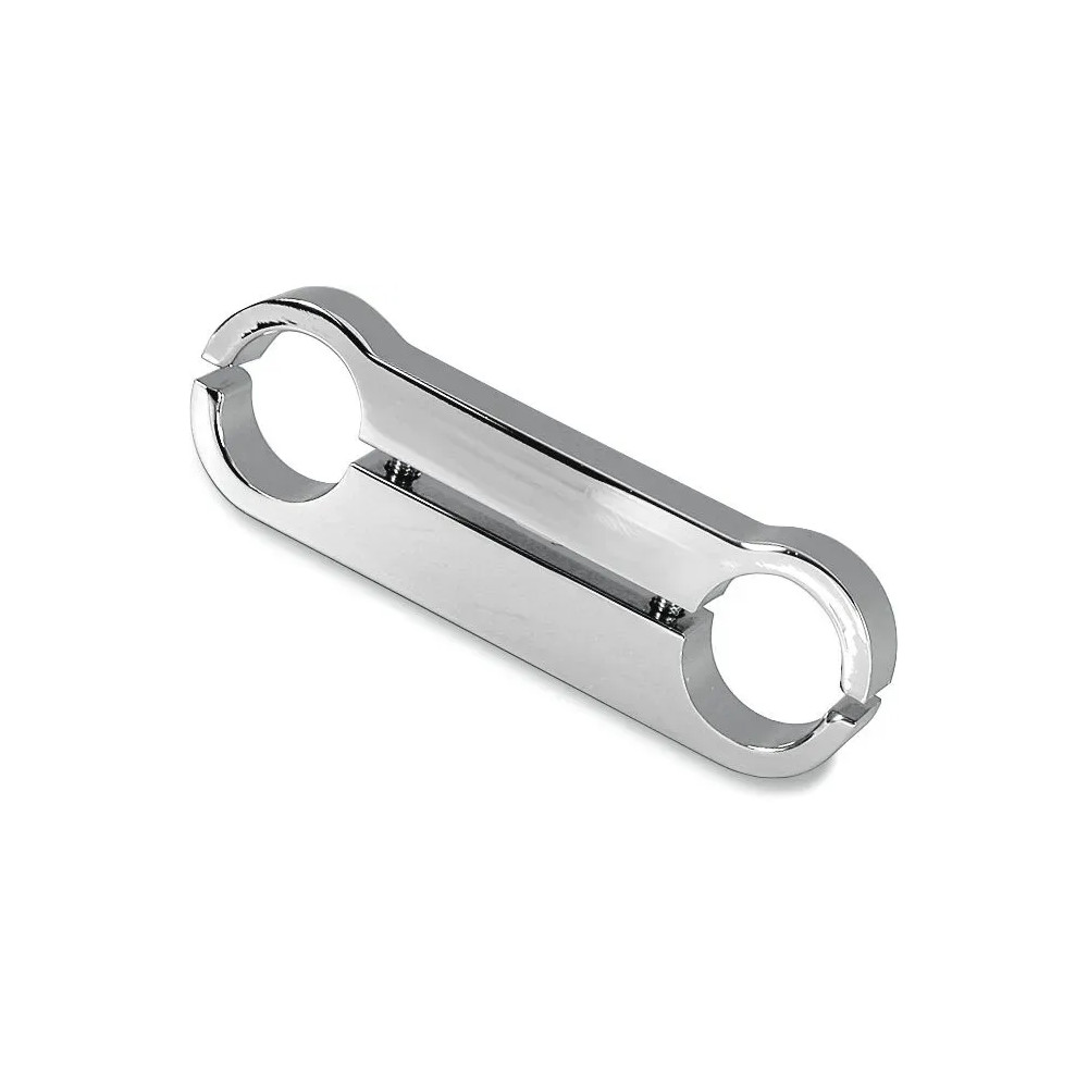 Speedometer Mount — 31.75 mm (1-1/4"), standard riser handlebar, chrome