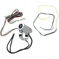 Auto Programming Gear Indicator — 31.75 mm (1-1/4") handlebar, PGR-1000 Series, Blue readout