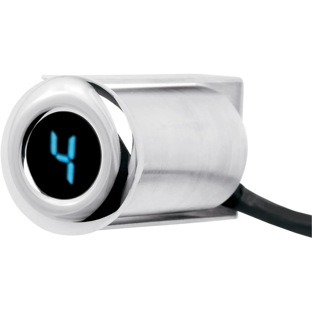 Indicador de marchas autoprogramable — 29.2 mm manillar (1.15 in), pantalla azul