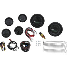 MVX-8K Series Analog/Digital Gauge Kit — Face Color Black, Gray, Model 8604KGK
