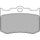 Sintered Brake Pads — 8 mm, Sintered Metal, Set of 2