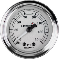 Manómetros PSI montados en carenado con retroiluminación LED — 0–150 psi, para carenados 1999–2013