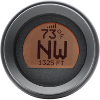 Brújula GPS LCD independiente de 2-3/16" — Negro