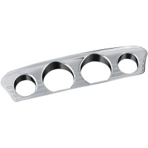 Tri-Line Gauge Trim — Chrome