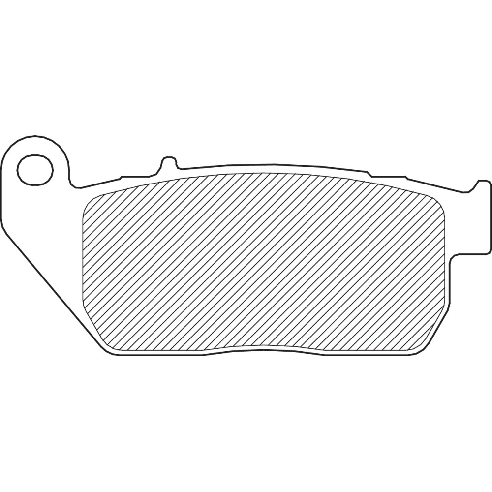 Sintered Metal Harley/Buell Brake Pads — FAD381HH, Set of 2