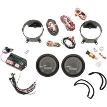 MVX-8K Series Analog/Digital Gauge Kit — black and gray faces