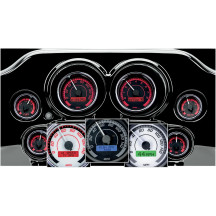 MVX-8K Series Analog/Digital Gauge Kit — black and gray faces