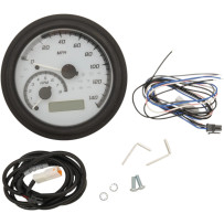 Sistema de indicadores analógicos MVX Series — 0–140 mph, 0–8,000 rpm, diámetro exterior 11,8 cm (4-5/8")
