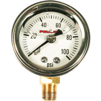 Oil Pressure Gauge — 0–100 psi, 1-1/2" inside diameter, 1/8" NPT male