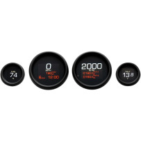 Kit de cuatro indicadores MLX Series — Negro