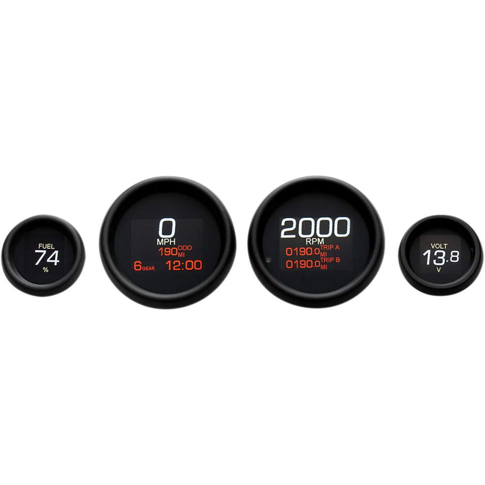 Kit de cuatro indicadores MLX — negro, juego de 4