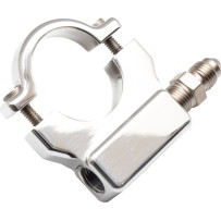 Oil Pressure Gauge Mount — 25.4 mm (1") handlebar, Chrome