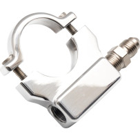 Oil Pressure Gauge Mount — 31.75 mm (1-1/4") handlebar, Chrome