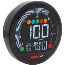 Multifunction Meter — 0–225 mph calibration, 95 mm outside diameter, 58.4 mm depth