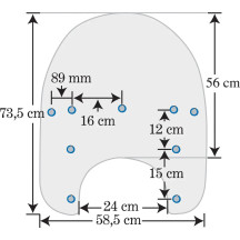 Road King Replacement Plastic — 38 cm height, 58.5 cm width, 24 cm headlight cutout, Clear