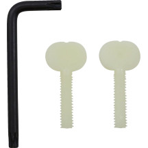 Road King Replacement Plastic — Height 17 in, Width 23 in, Headlight cutout 9-1/2 in, Clear