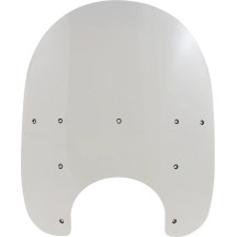 Road King Replacement Plastic — Clear, 48.5 cm (19") height, 58.5 cm (23") width, 24 cm (9.5") headlight cutout
