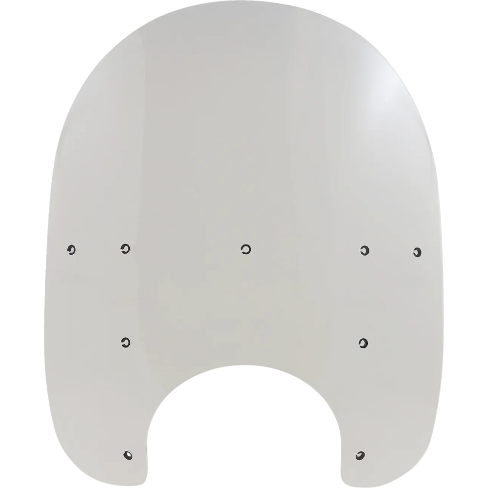 Road King Replacement Plastic — Clear, 48.5 cm (19") height, 58.5 cm (23") width, 24 cm (9.5") headlight cutout