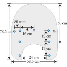 Road King Replacement Plastic — Clear, 48.5 cm (19") height, 58.5 cm (23") width, 24 cm (9.5") headlight cutout