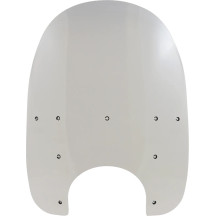 Road King Replacement Plastic — 53.5 cm (21") height, 58.5 cm (23") width, 24 cm (9-1/2") headlight cutout, Clear