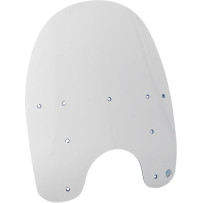 Replacement Plastic Windshield — Solar, 23 in wide, 19 in high, 8-3/4 in headlight cutout