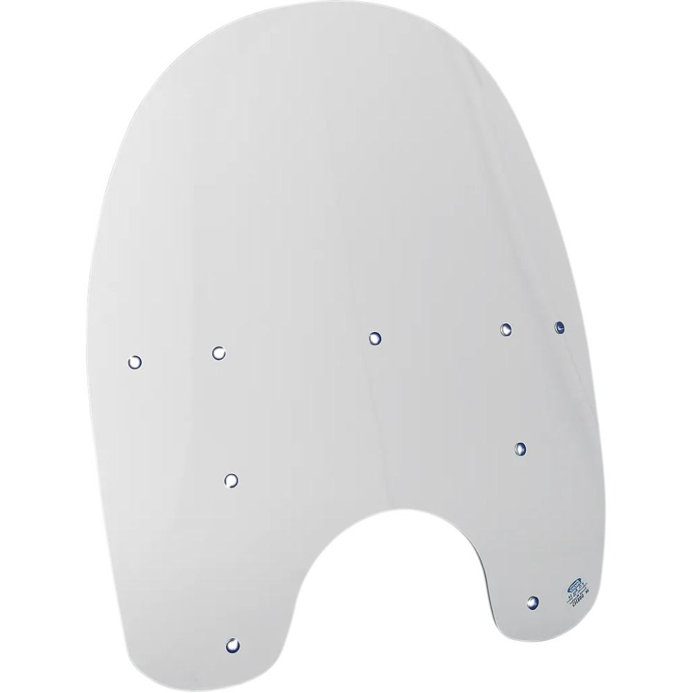 Replacement Plastic Windshield — 17 in H, 19.5 in W, 7.75 in headlight cutout, Solar