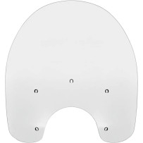 Replacement Plastic Windshield — 17" height, 23" width, Clear