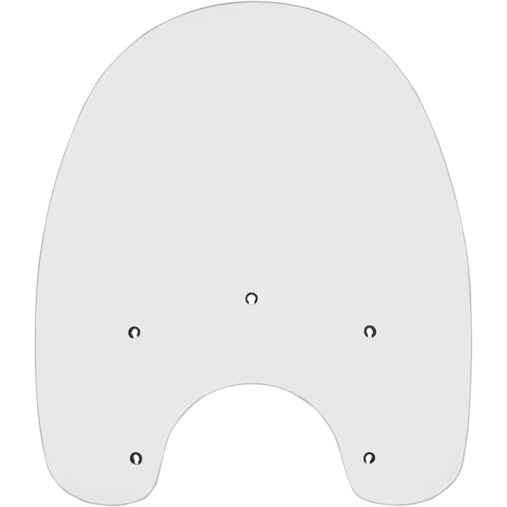 Replacement Plastic Windshield — 48.5 cm (19") height, 58.5 cm (23") width, 22 cm (8-3/4") headlight cutout
