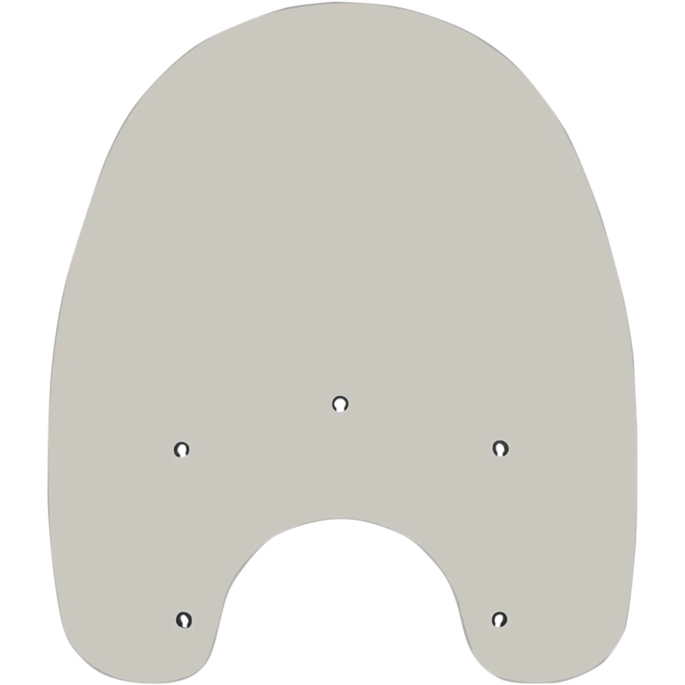 Replacement Plastic Windshield — 48.5 cm H, 58.5 cm W, 22 cm headlight cutout, Solar