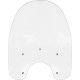Replacement Plastic Windshield — 53.5 cm H, 58.5 cm W, 22 cm headlight cutout, Clear