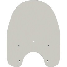 Replacement Plastic Windshield — 21 in H, 23 in W, 8-3/4 in headlight cutout