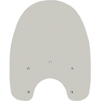 Replacement Plastic Windshield — 21 in H, 23 in W, 8-3/4 in headlight cutout