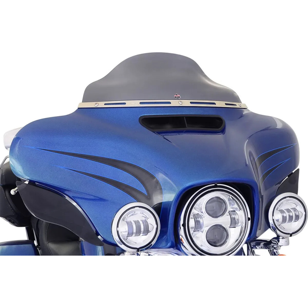 Flare™ Windshield — 6-1/2 in height, Dark Smoke