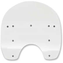 Replacement Plastic Windshield — 15" H, 21-1/2" W, 7-3/4" headlight cutout, Clear