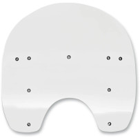 Replacement Plastic Windshield — 15" H, 21-1/2" W, 7-3/4" headlight cutout, Clear
