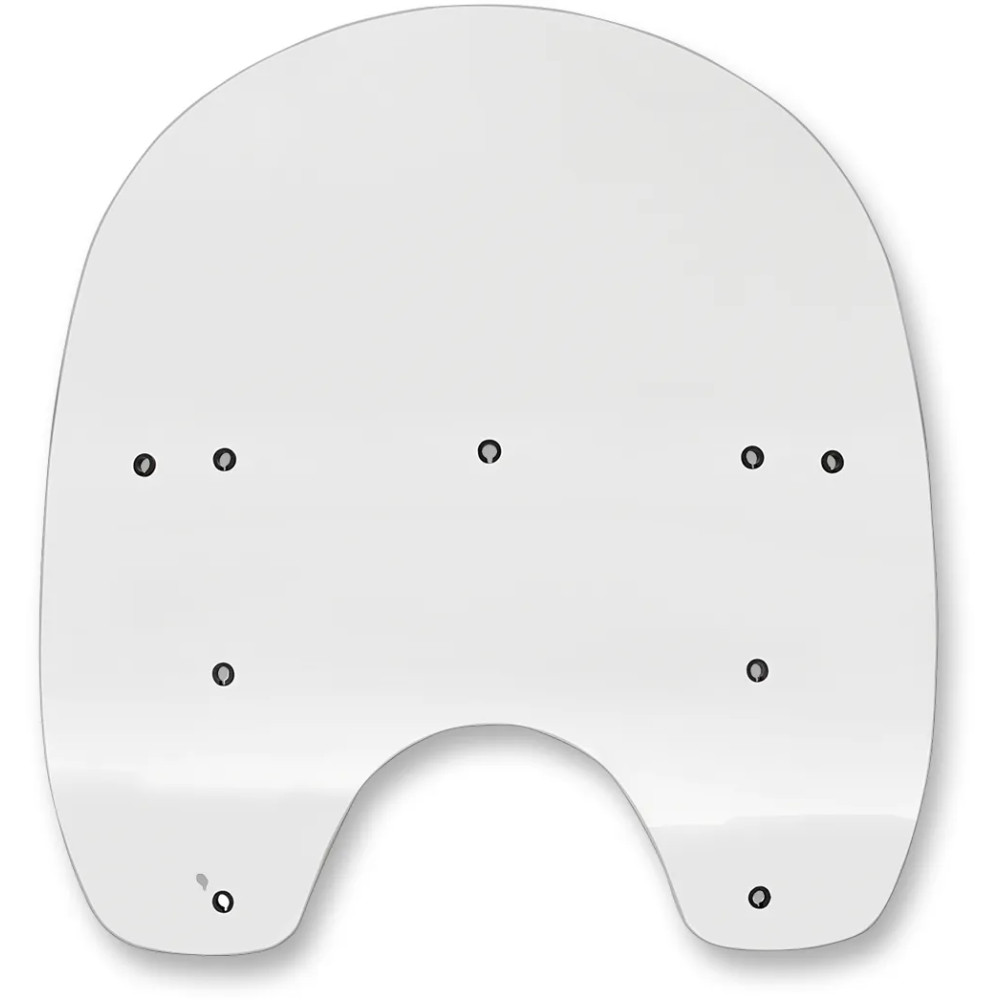 Replacement Plastic Windshield — 17" H, 21-1/2" W, 7-3/4" headlight cutout, Clear