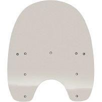 Replacement Plastic Windshield — 19" H, 21-1/2" W, 7-3/4" headlight cutout, Quick Release mount, Solar