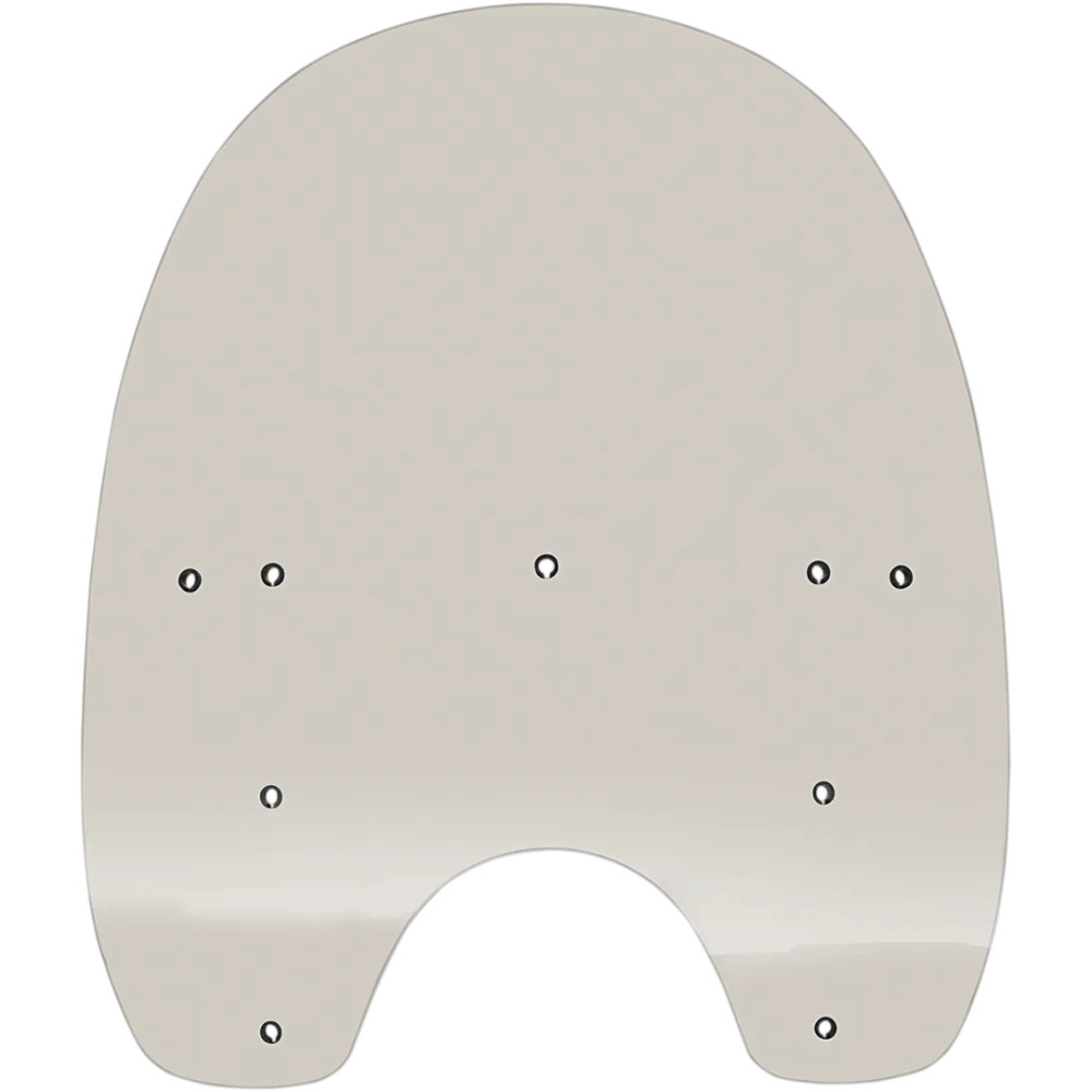 Replacement Plastic Windshield — 19" H, 21-1/2" W, 7-3/4" headlight cutout, Quick Release mount, Solar