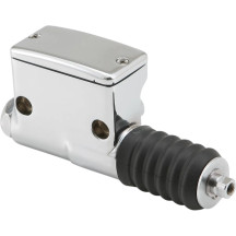 Rear Brake Master Cylinder — 19.1 mm (3/4"), Chrome, Polished