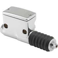 Rear Brake Master Cylinder — 19.1 mm (3/4"), Chrome, Polished