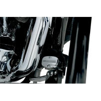 Rear Brake Master Cylinder Cover Kit — Chrome, Rear