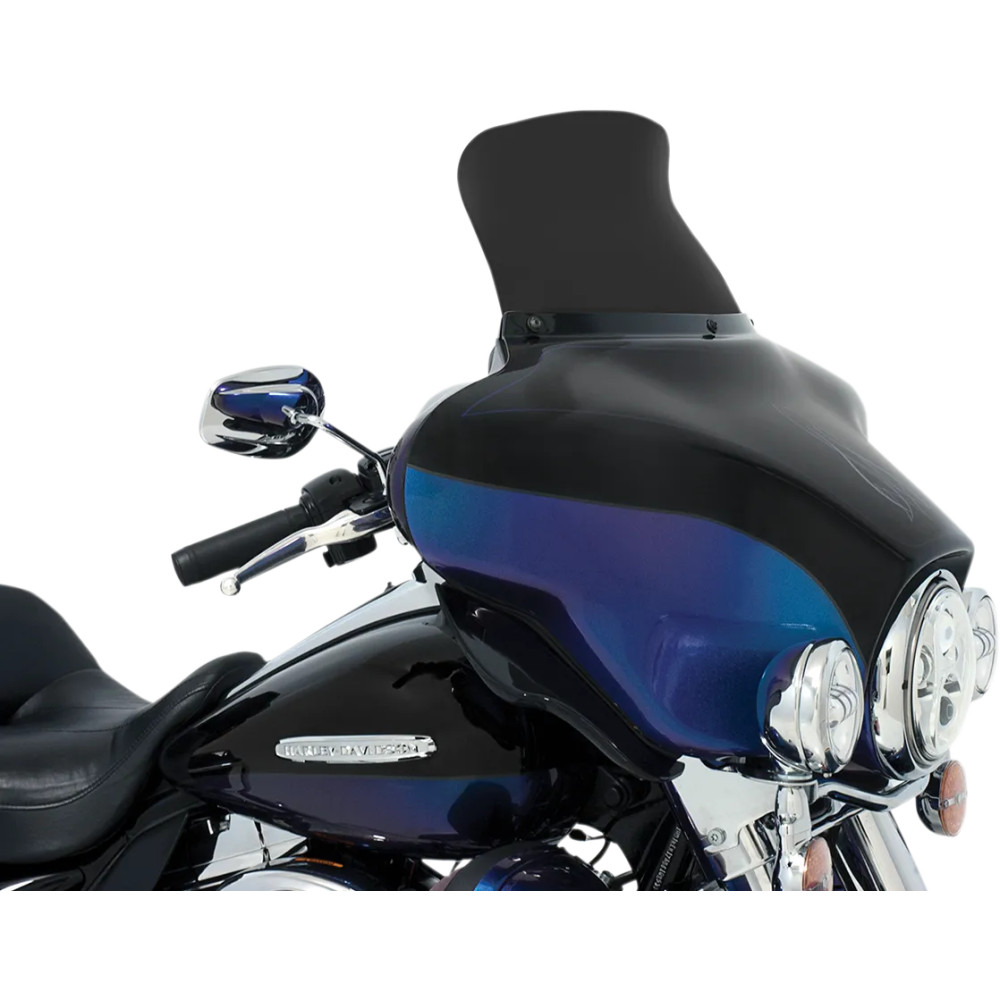 Spoiler Replacement Windshield for OE Fairings — 23 cm (9 in), Dark Smoke, Fixed mount