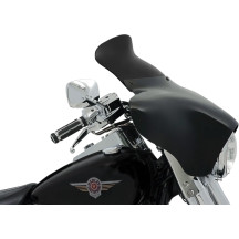 Batwing Spoiler Windshield — 23 cm (9 in), Dark Black Smoke