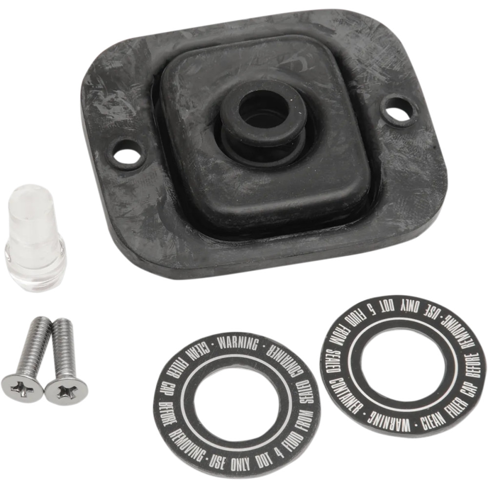 Master Cylinder Reservoir Update Kit — Front, Black